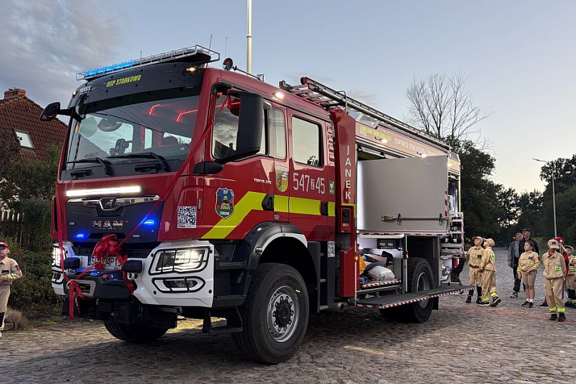 Nowy MAN w OSP Storkowo – pierwsze zdjęcia