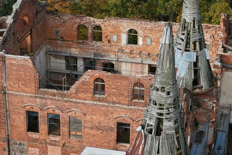 Tak dziś wygląda pałac w Juchowie