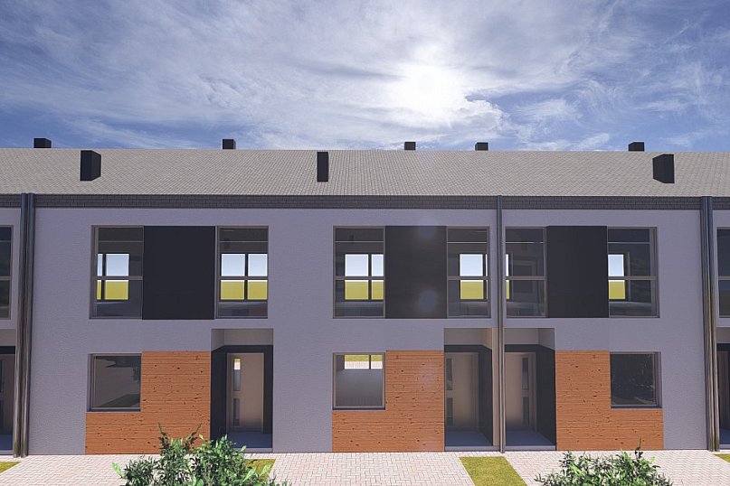 Mieszkania z ogródkami w Turowie.