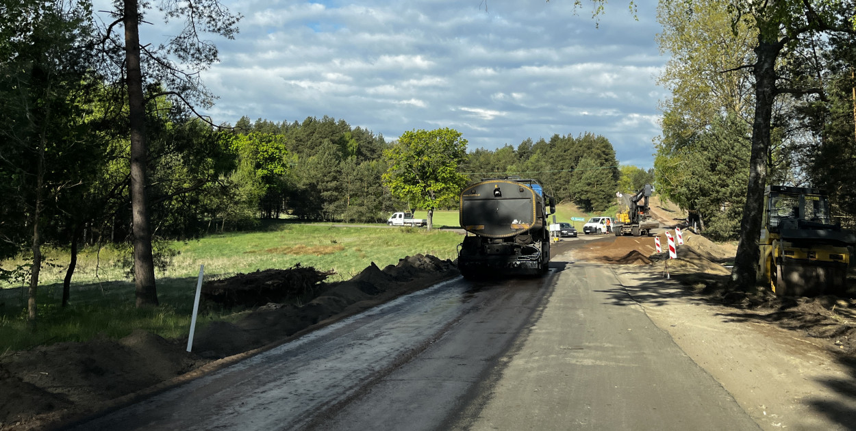 Trwa remont drogi Spore–Nowe Gonne. Utrudnienia do czerwca
