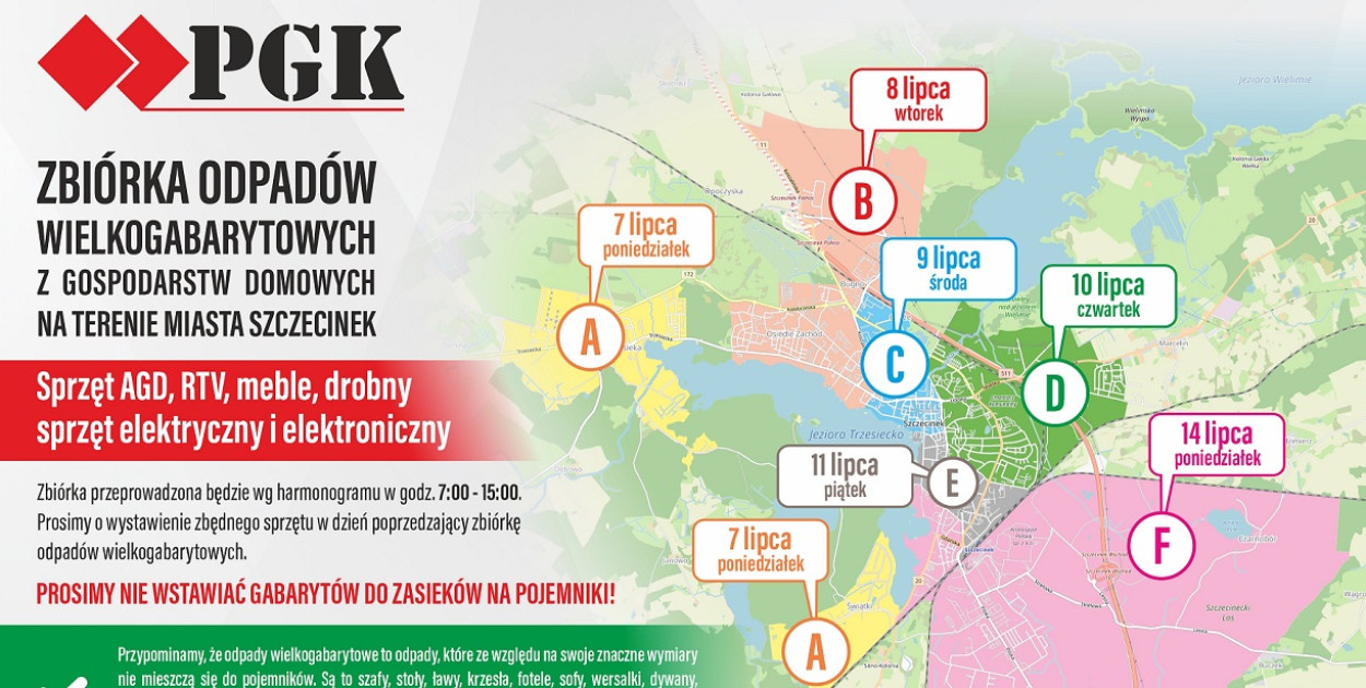 Wakacyjna zbiórka odpadów wielkogabarytowych