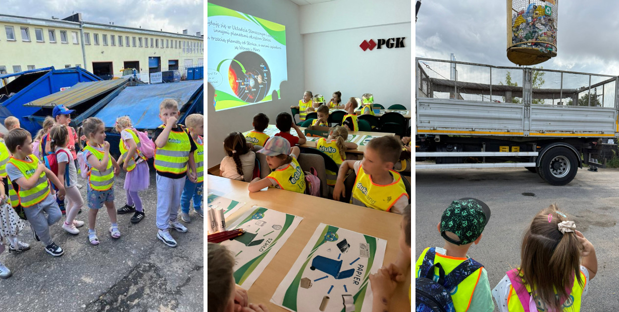 Mali strażnicy planety z wizytą w miejskiej spółce