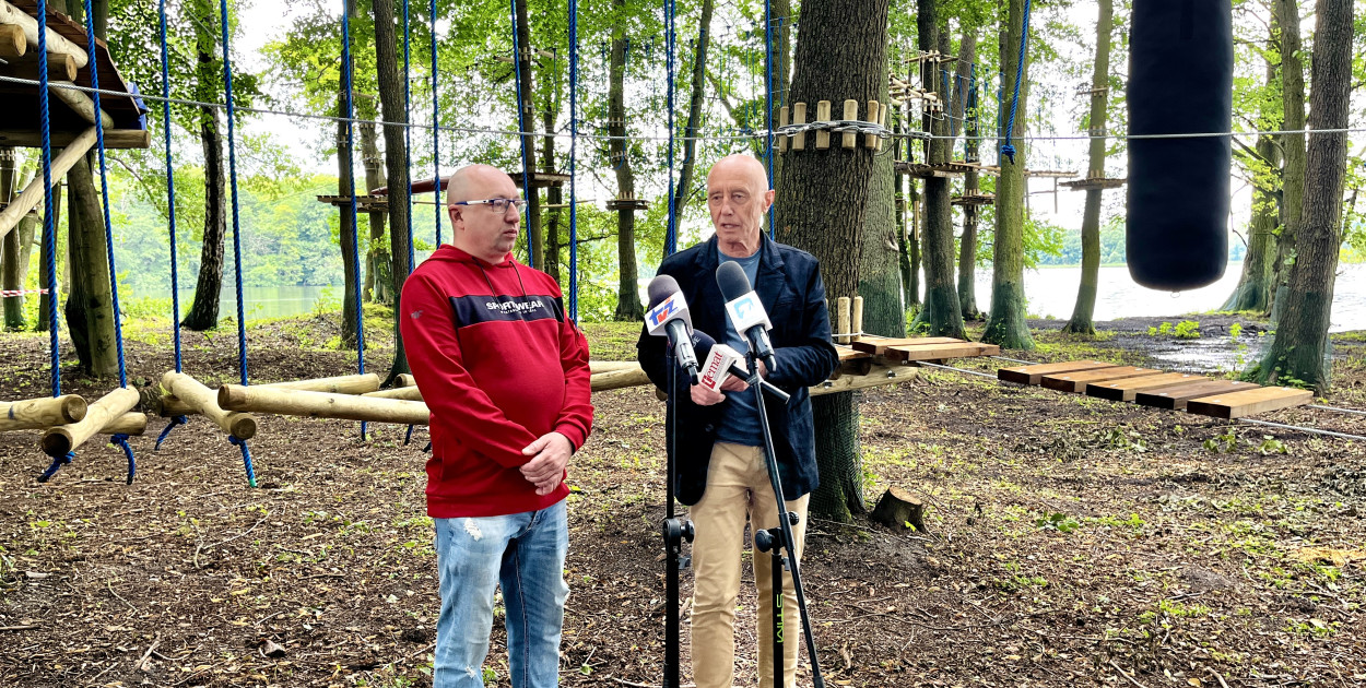Nowa atrakcja w Szczecinku. Rusza Park Linowy Linolandia na Mysiej Wyspie
