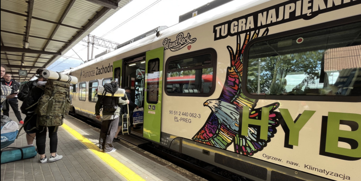 Pierwszy pociąg na Pol’and’Rock ruszy ze Szczecinka