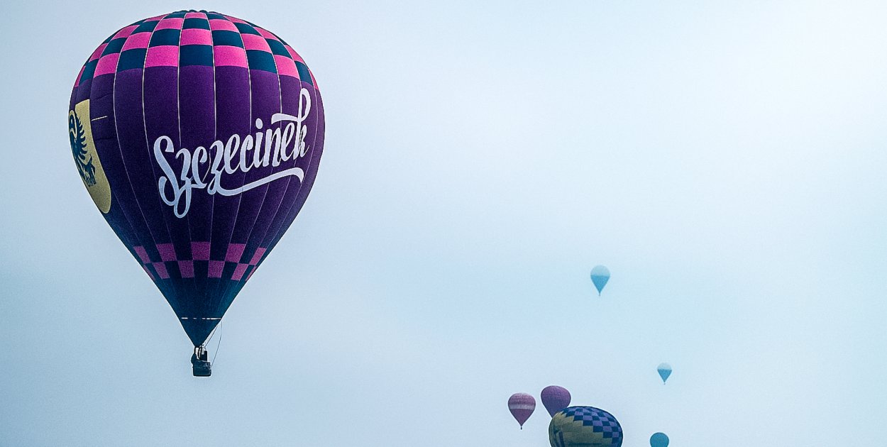 Balon Szczecinka nad Wrocławiem podczas Fiesty Balonowej o Puchar Prezydenta Wrocławia.