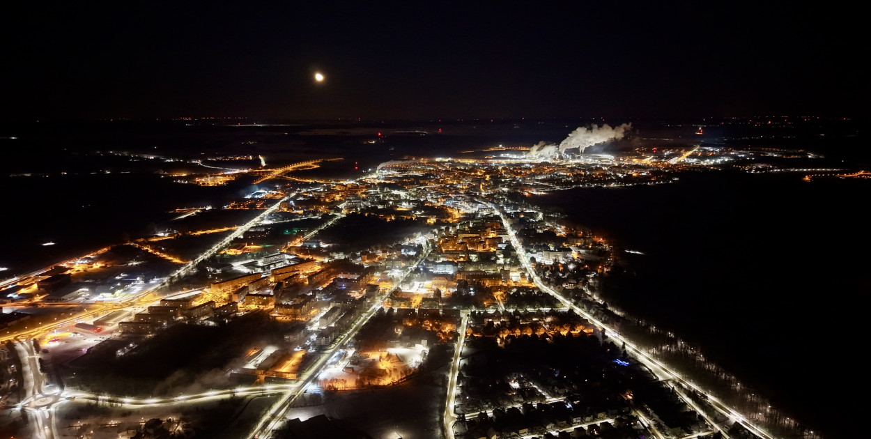 fot. Marcin Szydlik / Nowe lampy LED rozświetlą ulice Szczecinka do końca roku