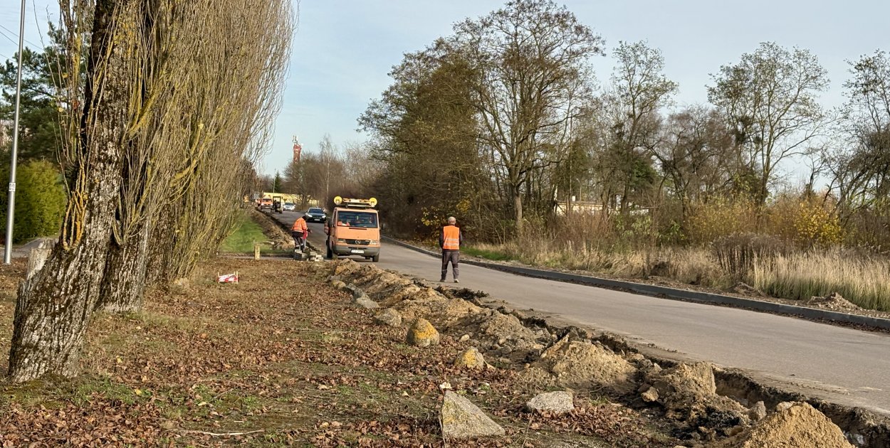 fot. iszczecinek.pl / Postęp prac na ul. Łukasiewicza w Szczecinku – finał modernizacji coraz bliżej.