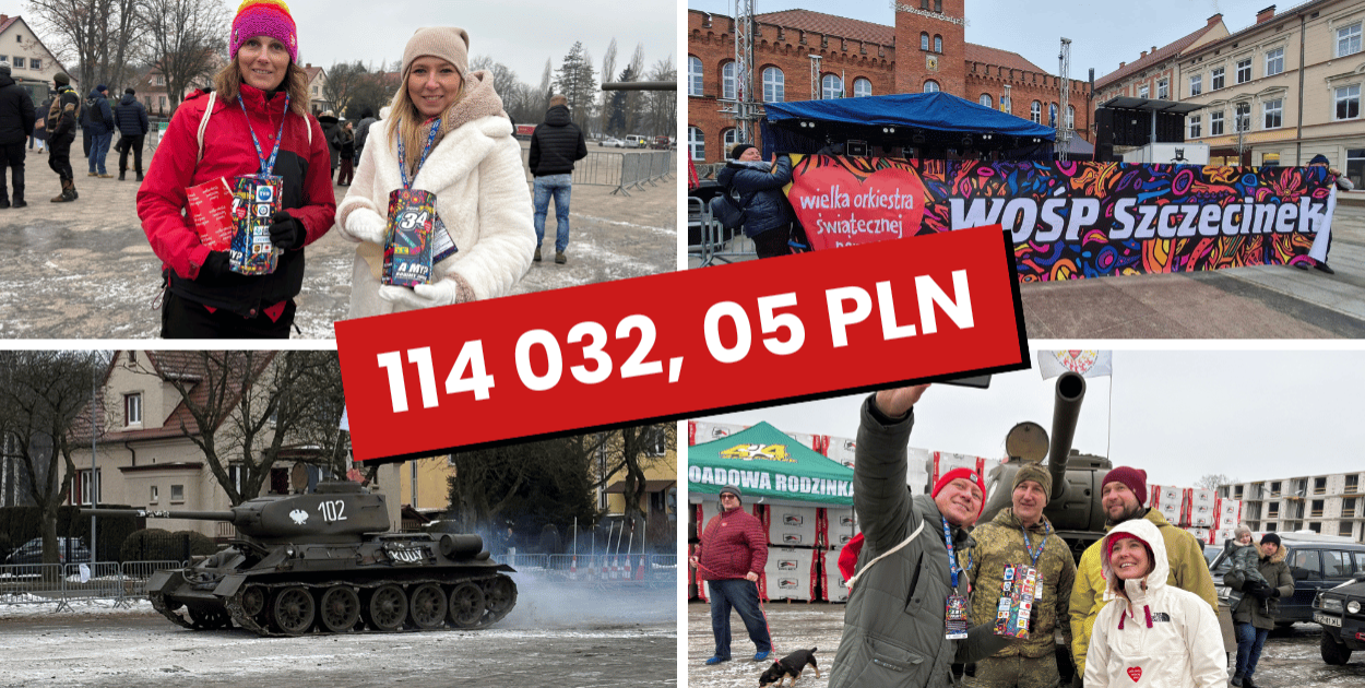 Szczecinek zagrał w 34. finale WOŚP. Zebrano już ponad 114 tys. zł
