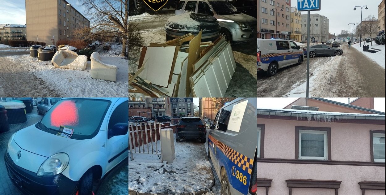 Blokady, alkohol i lód. Taki był tydzień Straży Miejskiej