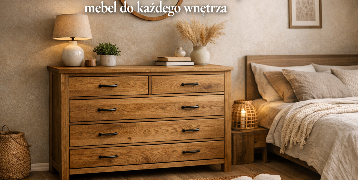 Drewniana komoda z szufladami: porządek, styl i mebel na lata
