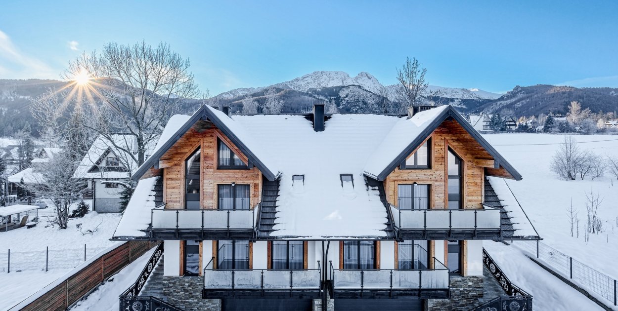 Co wybrać zimą - apartament czy domek w Zakopanem?