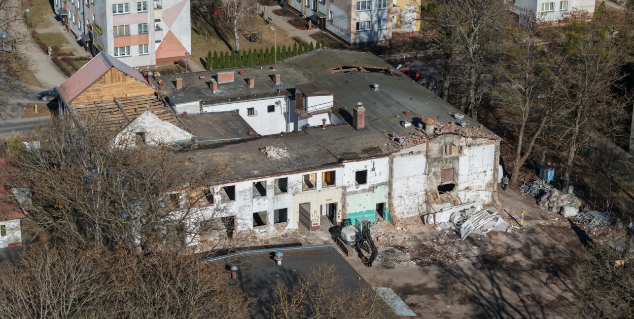 Dawna Słowianka znów budzi zainteresowanie. Trwają prace przy budynku