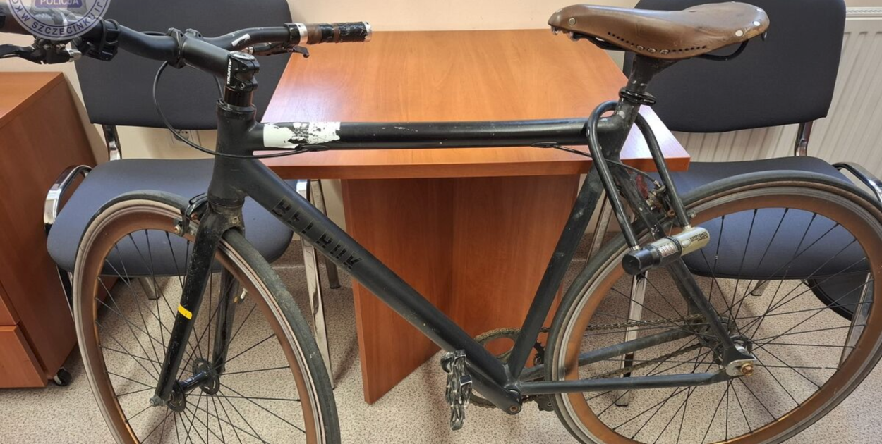 Chwila nieuwagi i rower zniknął. Policja szybko go odzyskała