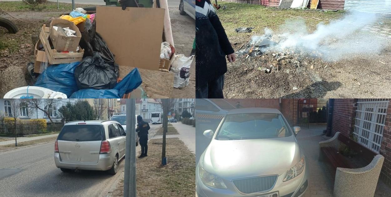 Parkowanie, hałas i śmieci. 134 interwencje strażników miejskich.