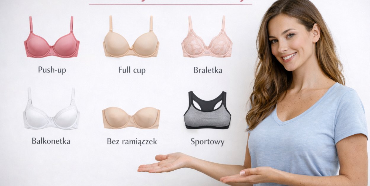Rodzaje biustonoszy – jak wybrać idealny model do sylwetki i okazji?