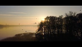 Szczecinek, Mysia Wyspa 2025. Drone Sunrise 