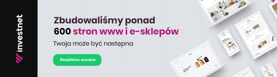 Projektowanie sklepów woocommerce - Investnet Wrocław