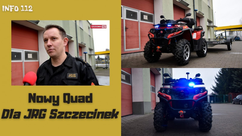 Nowy Quad dla szczecineckich strażaków. | INFO112